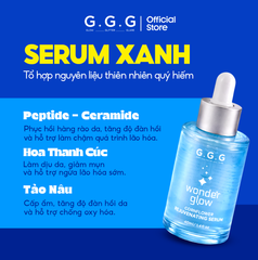 Serum Xanh Cấp ẩm, Ngăn ngừa lão hóa - G.G.G Wonder Glow Rejuvenating Serum 40ml