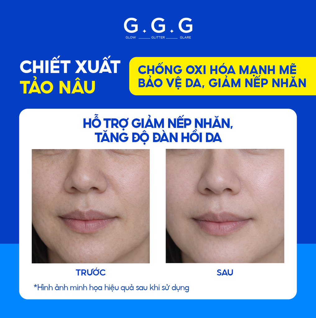 Serum Xanh Cấp ẩm, Ngăn ngừa lão hóa - G.G.G Wonder Glow Rejuvenating Serum 40ml