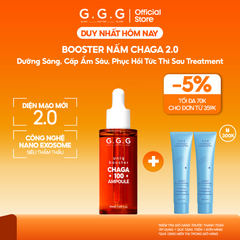 Booster Nấm Chaga, Tinh Chất Ampoule Cấp Ẩm Sâu Làm Dịu & Phục Hồi Da Tức Thì - GGG Uniq Booster Chaga 50ml
