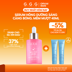 Serum Hồng Dưỡng Sáng, Căng Bóng, Ẩm Mượt - G.G.G Wonder Glow Brightening Serum 40ml