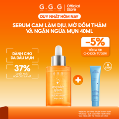Serum Cam Dưỡng Sáng, Ngừa Mụn, Mờ Thâm Mụn - G.G.G Wonder Glow Healing Serum 40ml