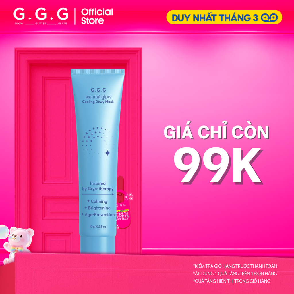 G.G.G Wonder Glow Cooling Dewy Mask 10g