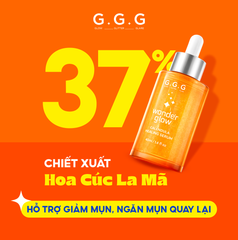 Serum Cam Dưỡng Sáng, Ngừa Mụn, Mờ Thâm - G.G.G Wonder Glow Healing Serum 40ml