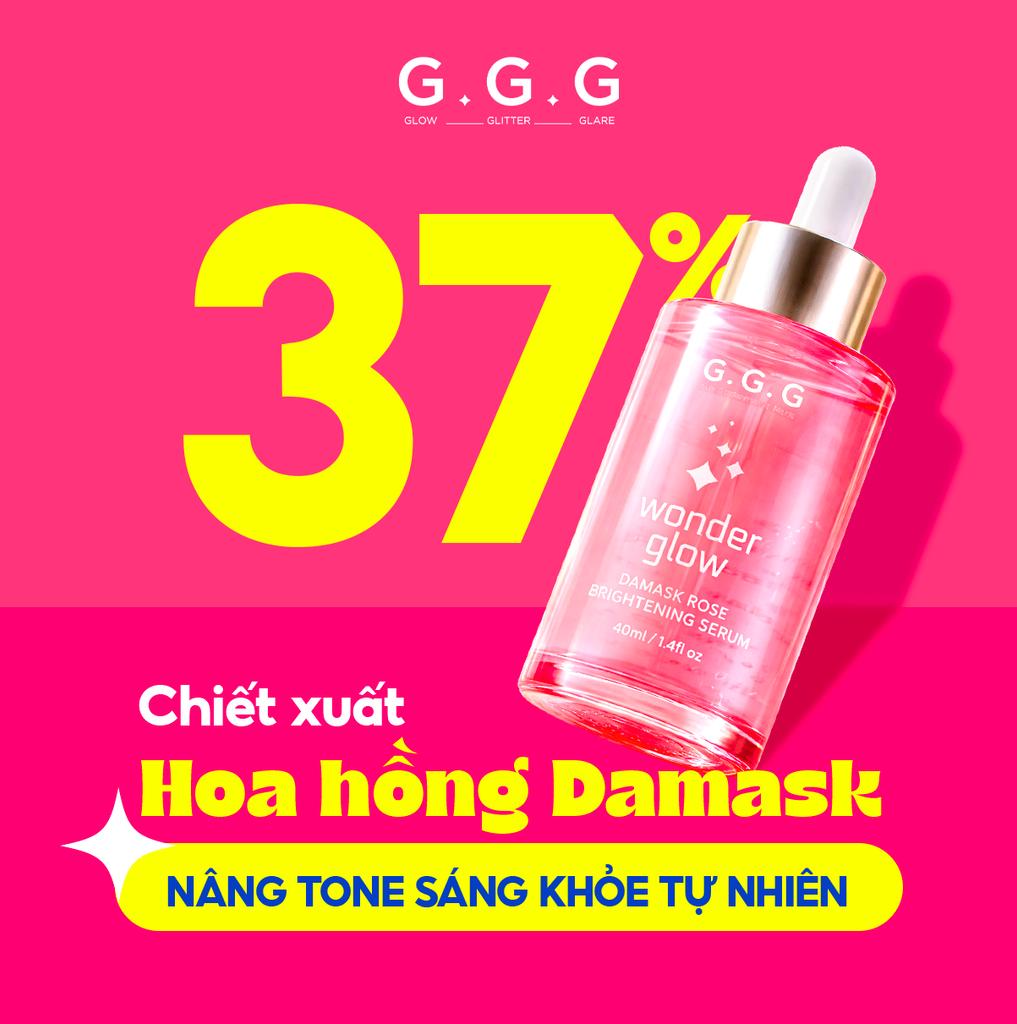 Serum Hồng Dưỡng Sáng, Căng Bóng, Ẩm Mượt - G.G.G Wonder Glow Brightening Serum 40ml