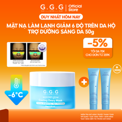Mặt Nạ Cooling Dewy Mask Dịu Da Tức Thì, Sáng Mịn và Căng Bóng - G.G.G Wonder Glow Cooling Dewy Mask 50g