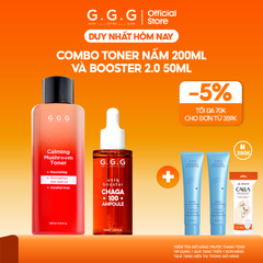 Combo 1 Tinh Chất Booster Nấm G.G.G 50ml + 1 Toner Nấm G.G.G 200ml