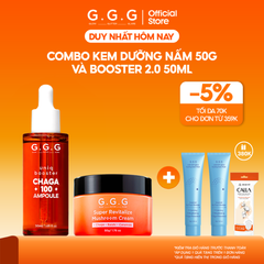 Combo 1 Tinh Chất Booster Nấm G.G.G 50ml + 1 Kem Nấm G.G.G 50g