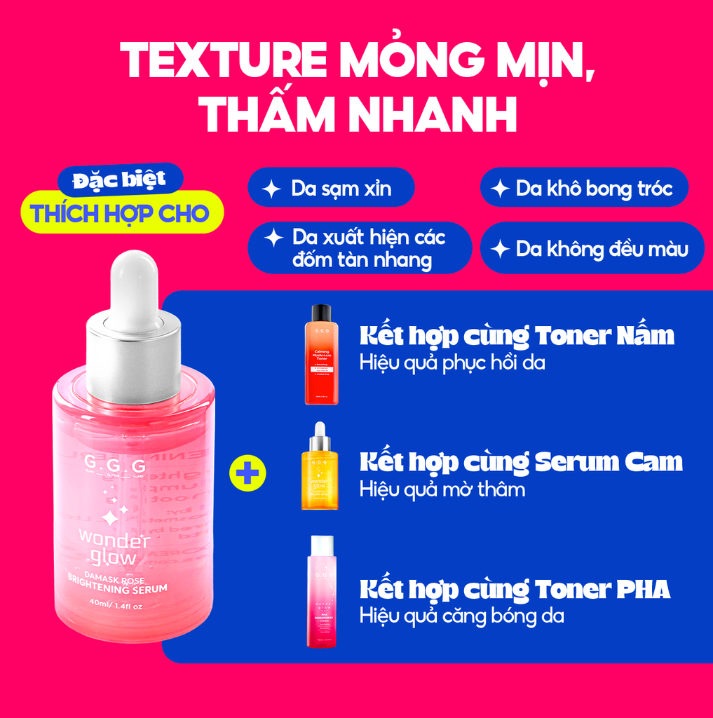 Combo Serum G.G.G Wonder Glow