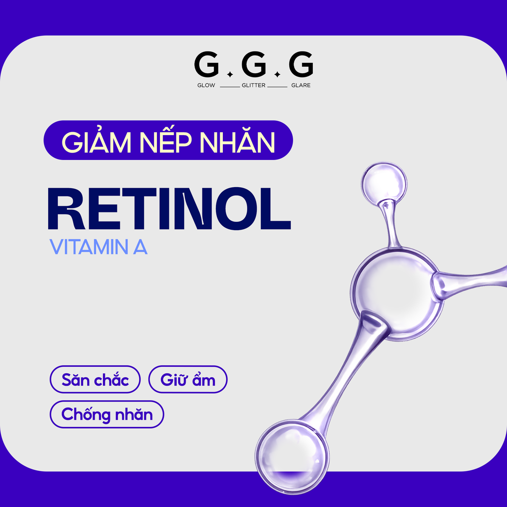 [MỚI RA MẮT] Kem Dưỡng Retinol 0.5% Giúp Mờ Nếp Nhăn, Dưỡng Sáng Da và Ngăn Ngừa Mụn G.G.G Wonder RadiantX Retinol 30gr