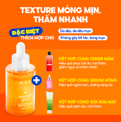 Serum Cam Dưỡng Sáng, Ngừa Mụn, Mờ Thâm - G.G.G Wonder Glow Healing Serum 40ml