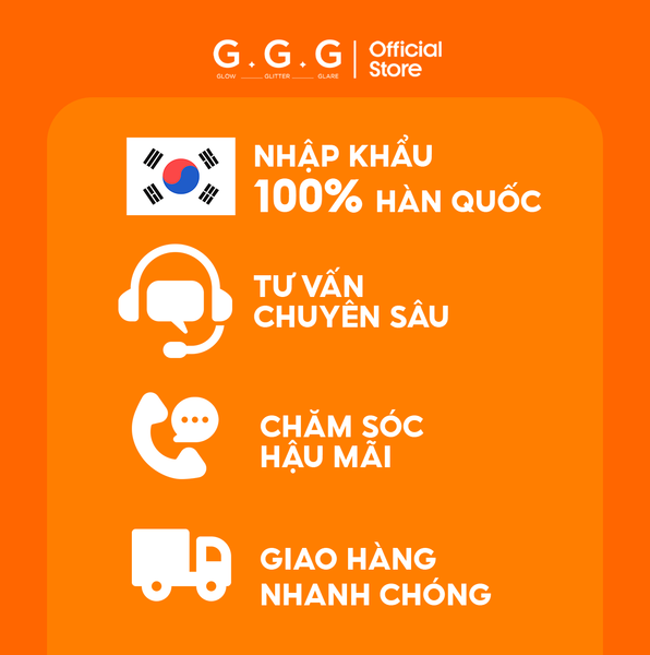 Serum Cam Dưỡng Sáng, Ngừa Mụn, Mờ Thâm - G.G.G Wonder Glow Healing Serum 40ml