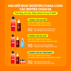 [MỚI] Booster Nấm Chaga 2.0 Giúp Cấp Ẩm Sâu Làm Dịu, Phục Hồi Da Tức Thì Và Dưỡng Sáng Da - GGG Uniq Booster Chaga 50ml
