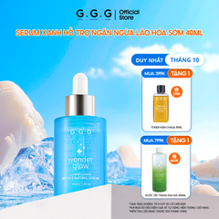 Serum Xanh Cấp ẩm, Ngăn ngừa lão hóa - G.G.G Wonder Glow Rejuvenating Serum 40ml
