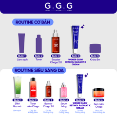 [MỚI RA MẮT] Kem Dưỡng Retinol 0.5% Giúp Mờ Nếp Nhăn, Dưỡng Sáng Da và Ngăn Ngừa Mụn G.G.G Wonder RadiantX Retinol 30gr