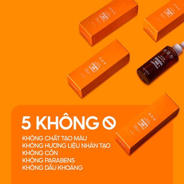 [MỚI] Booster Nấm Chaga 2.0 Giúp Cấp Ẩm Sâu Làm Dịu, Phục Hồi Da Tức Thì Và Dưỡng Sáng Da - GGG Uniq Booster Chaga 50ml