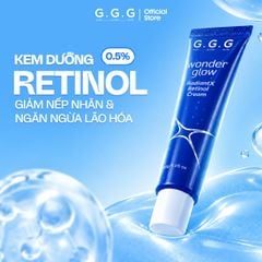 [SPD] Kem Dưỡng Retinol 0.5% G.G.G - Mờ Nếp Nhăn, Dưỡng Trắng Sáng Làm Đều Màu Da & Ngăn Ngừa Mụn G.G.G Wonder RadiantX Retinol 30gr
