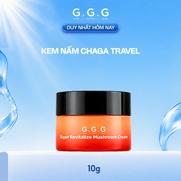 [Mini] Kem Dưỡng Nấm Chaga Cấp Ẩm Sâu, Tái Tạo Da và Giảm Nếp Nhăn G.G.G Super Revitalize Mushroom Cream 10g