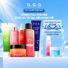 COMBO FULL ROUTINE DƯỠNG TRẮNG SÁNG DA, TÁI TẠO, SIÊU PHỤC HỒI