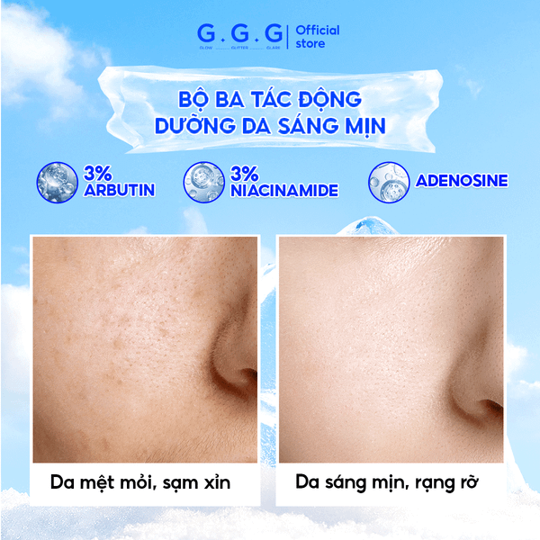 Mặt Nạ Cooling Dewy Mask Hỗ Trợ Dịu Da Tức Thì, Sáng Mịn và Căng Bóng - G.G.G Wonder Glow Cooling Dewy Mask 50g