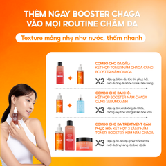 Booster Nấm Chaga, Tinh Chất Ampoule Cấp Ẩm Sâu Làm Dịu & Phục Hồi Da Tức Thì - GGG Uniq Booster Chaga 50ml
