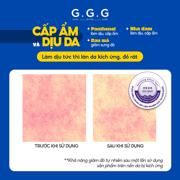 Mặt Nạ Cooling Dewy Mask Dịu Da Tức Thì, Sáng Mịn và Căng Bóng - G.G.G Wonder Glow Cooling Dewy Mask 50g