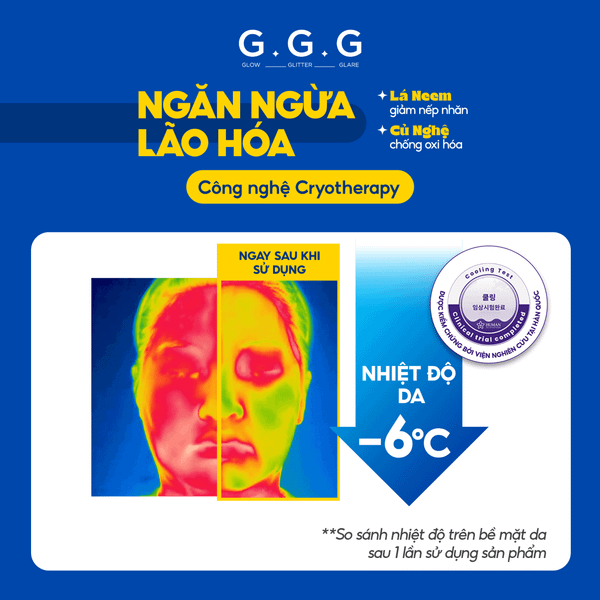 Mặt Nạ Cooling Dewy Mask Dịu Da Tức Thì, Sáng Mịn và Căng Bóng - G.G.G Wonder Glow Cooling Dewy Mask 50g