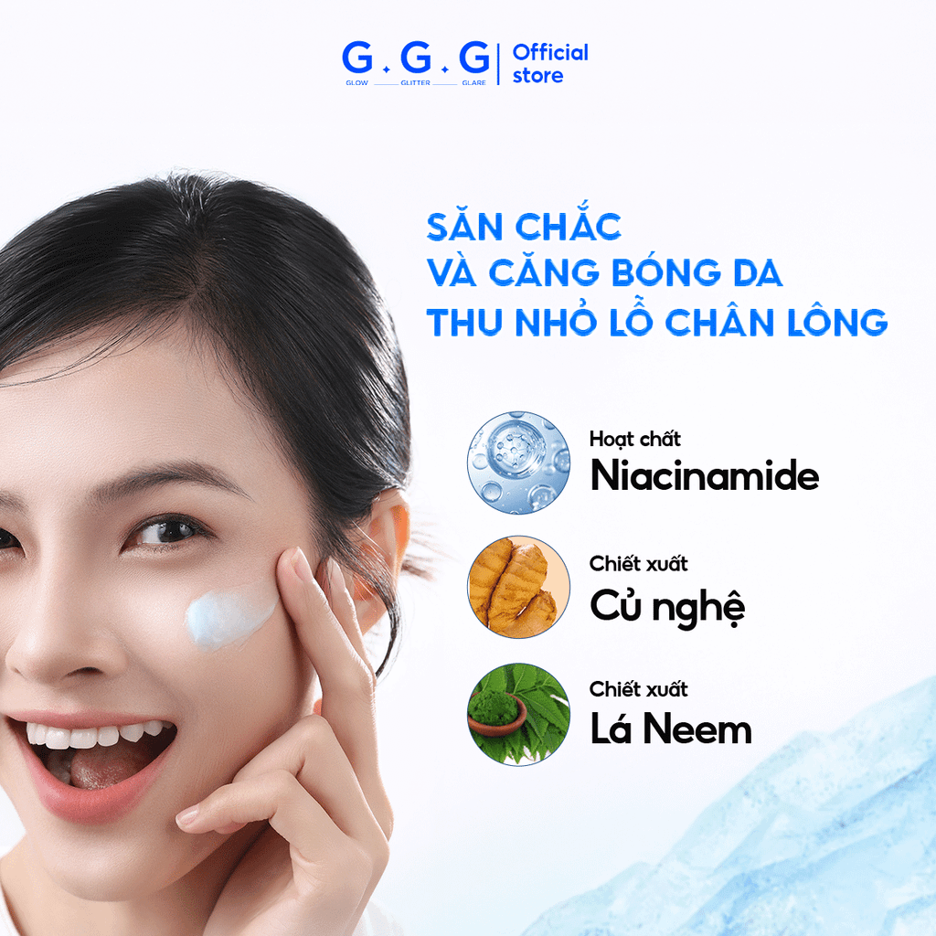 Mặt Nạ Cooling Dewy Mask Hỗ Trợ Dịu Da Tức Thì, Sáng Mịn và Căng Bóng - G.G.G Wonder Glow Cooling Dewy Mask 50g