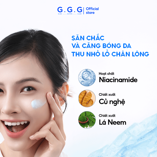 Mặt Nạ Cooling Dewy Mask Hỗ Trợ Dịu Da Tức Thì, Sáng Mịn và Căng Bóng - G.G.G Wonder Glow Cooling Dewy Mask 50g