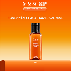 [MINI] Toner Nấm Chaga Không Cồn Hỗ Trợ Cấp ẩm Dịu Da - G.G.G Calming Mushroom Toner 50ml