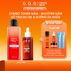 Combo 1 Tinh Chất Booster Nấm G.G.G 50ml + 1 Toner Nấm G.G.G 200ml