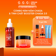 Combo 1 Tinh Chất Booster Nấm G.G.G 50ml + 1 Kem Nấm G.G.G 50g