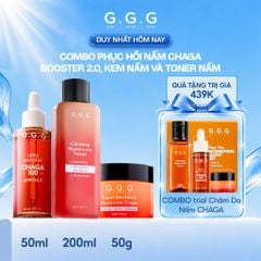 Combo Dưỡng Da Toàn Diện Giúp Cấp ẩm và Làm Dịu Da Tức Thì - G.G.G Chaga Mushroom Set