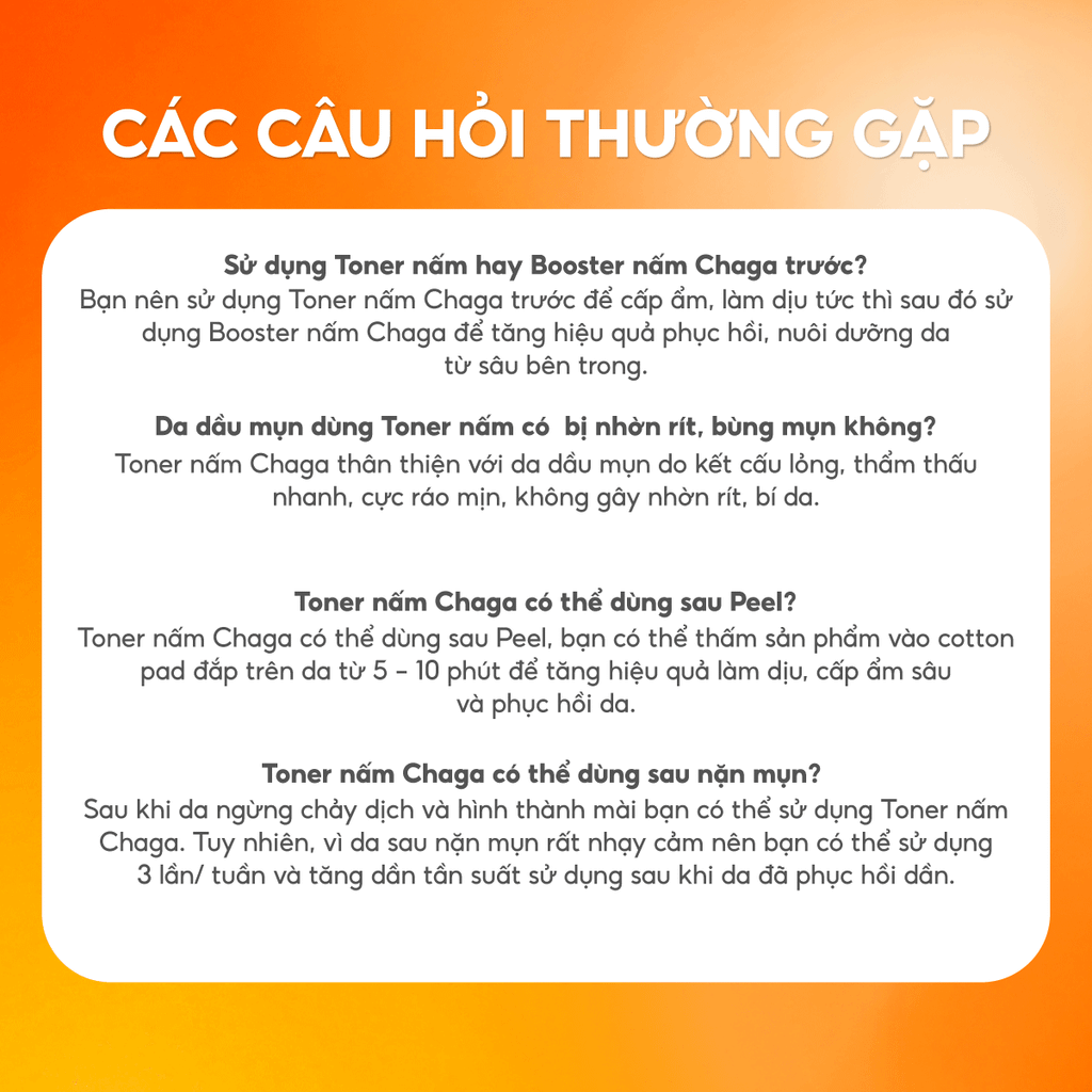 Toner Nấm Chaga Không Cồn Hỗ Trợ Cấp ẩm Dịu Da - G.G.G Calming Mushroom Toner 200ml