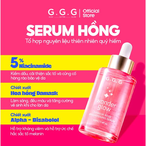 Combo 1 Toner PHA G.G.G 150ml + 1 Tinh Chất Dưỡng Sáng G.G.G 40ml