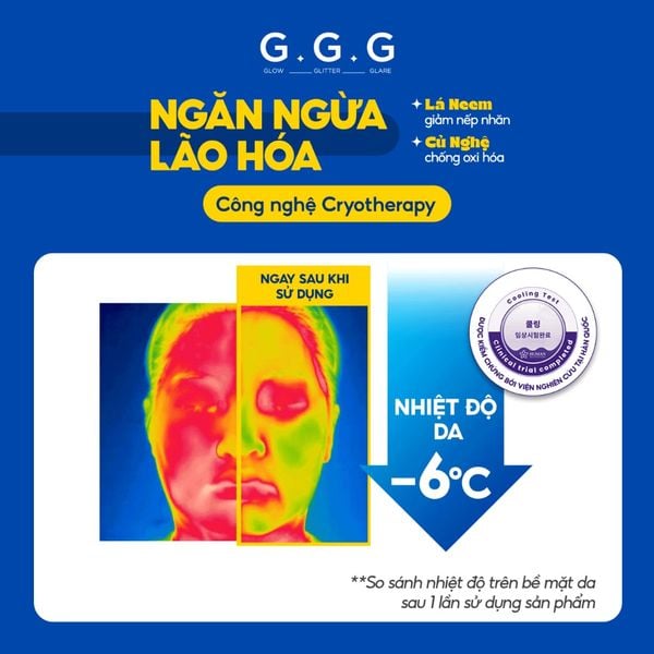 G.G.G Wonder Glow Cooling Dewy Mask 10g