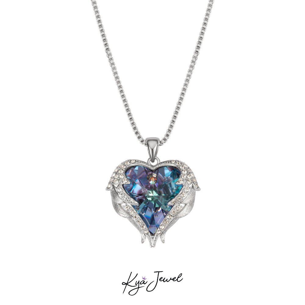  Bộ trang sức bạc tình yêu thủy chung đá Swarovski 