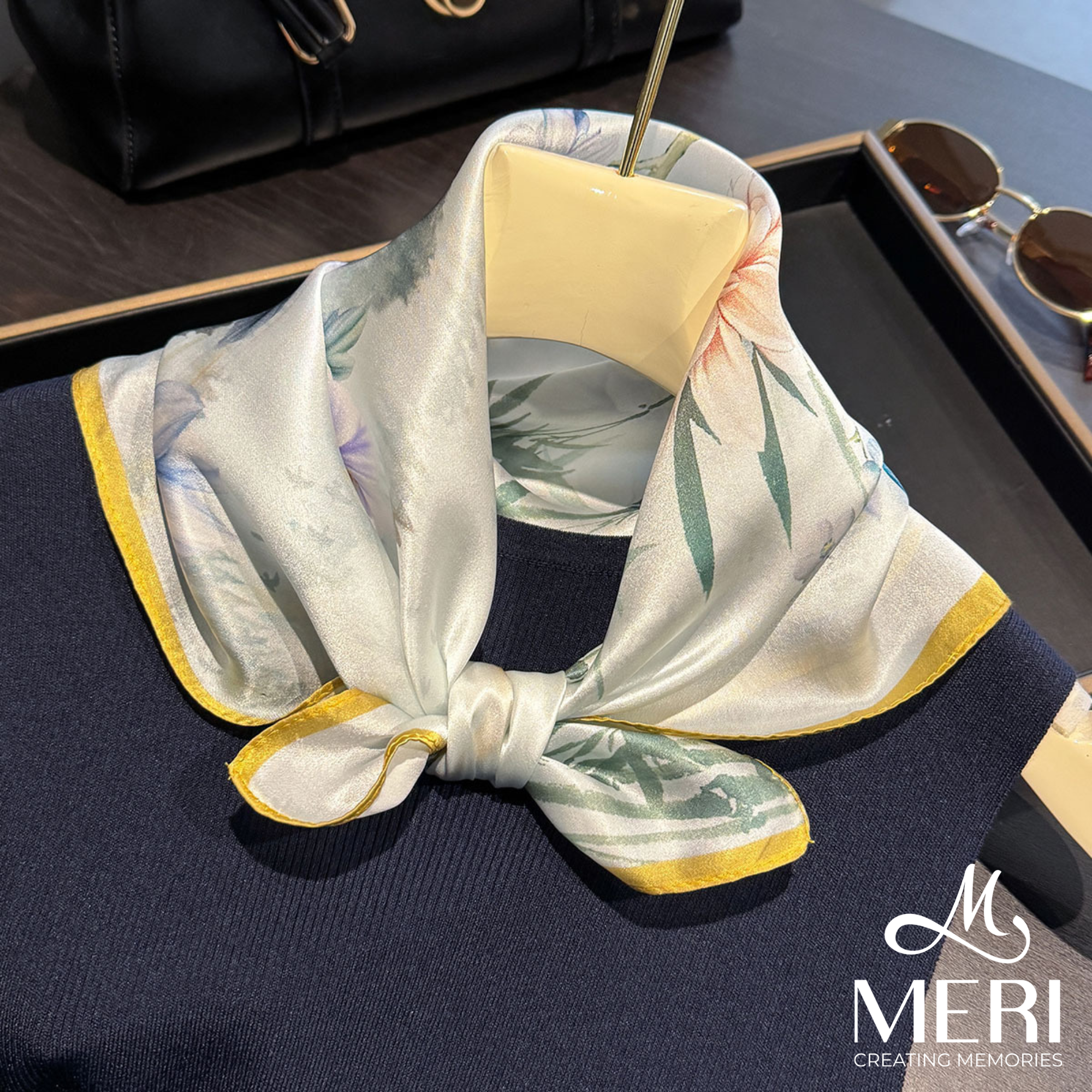  Khăn choàng lụa Bamboo Blossom 