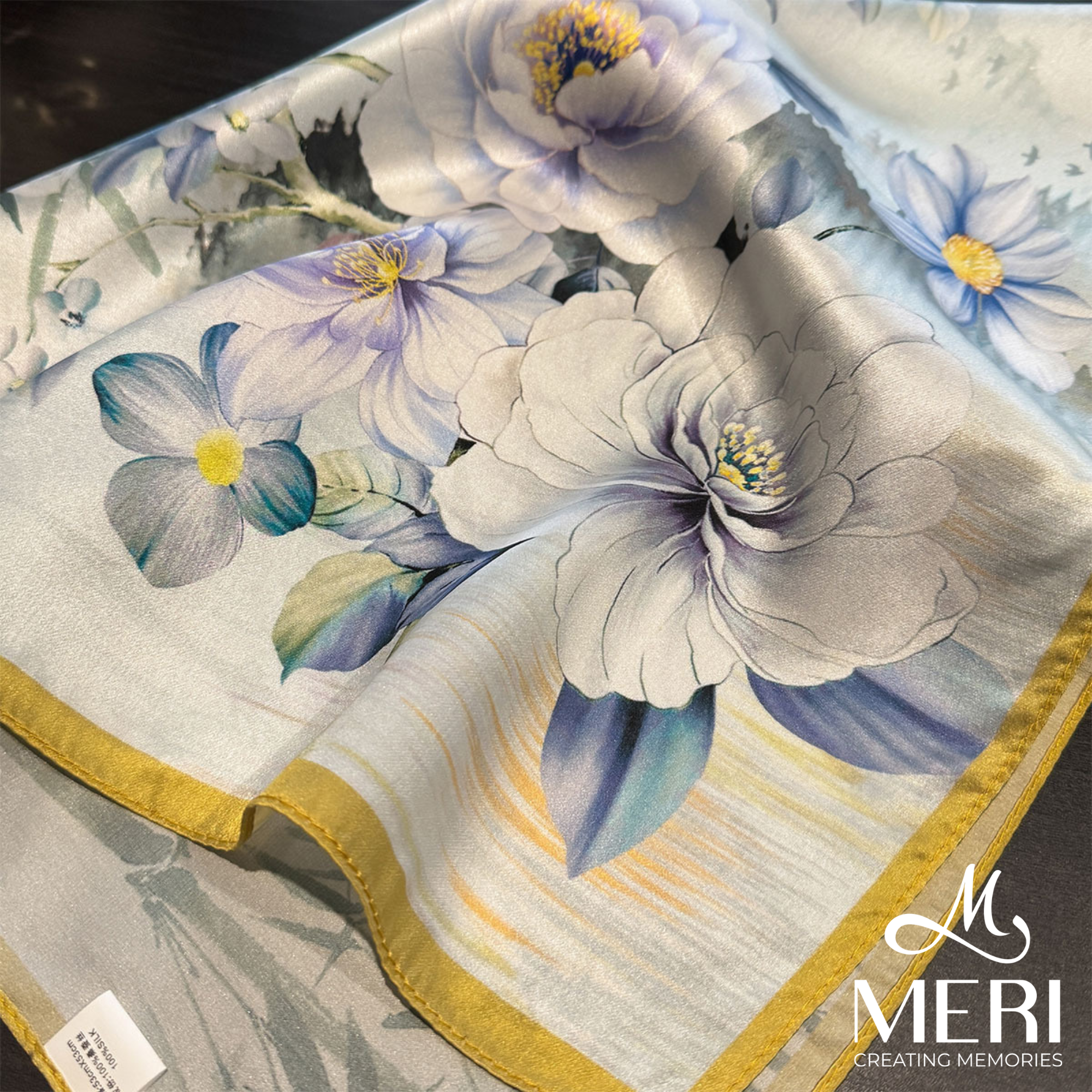  Khăn choàng lụa Bamboo Blossom 