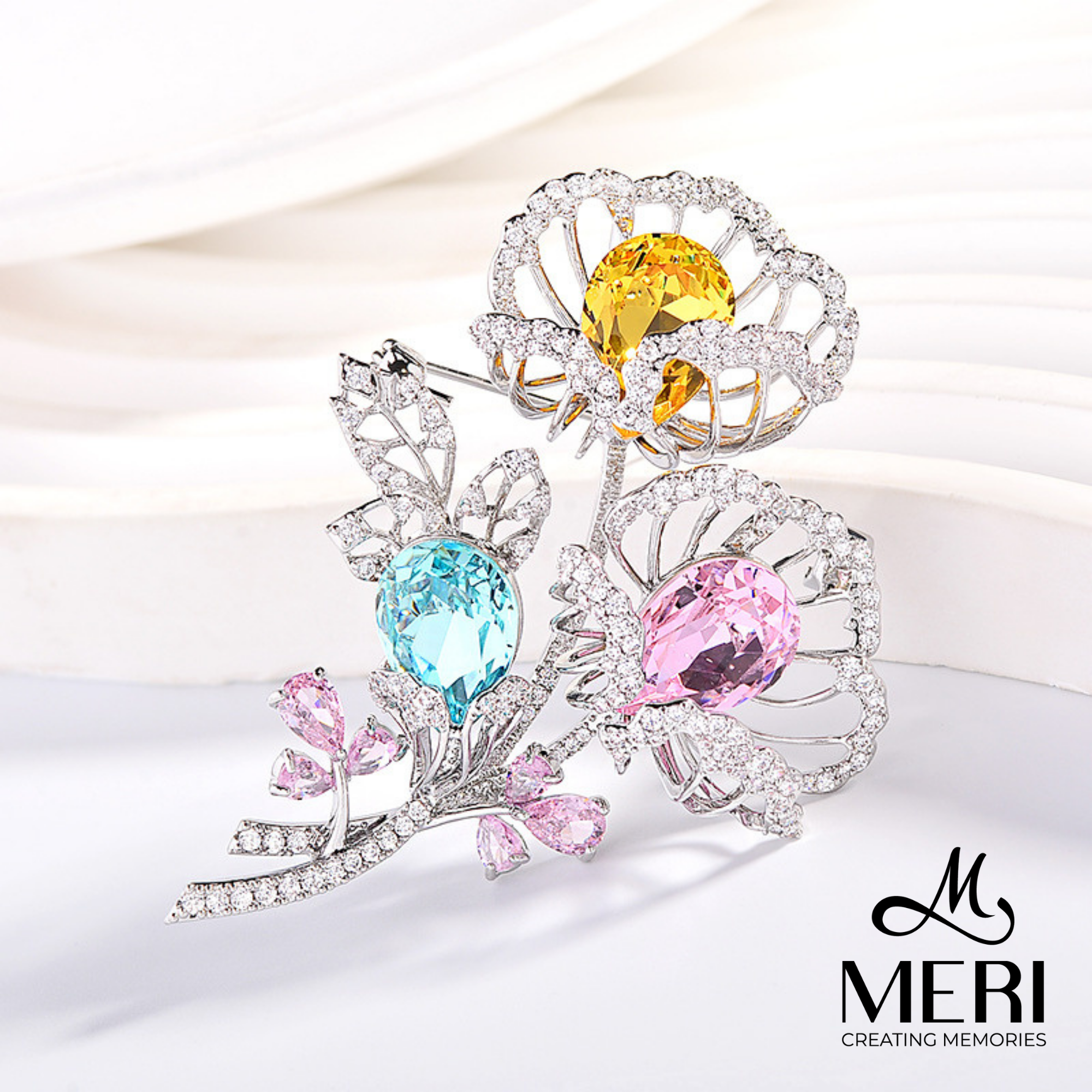  Cài áo Colorful Blossom 