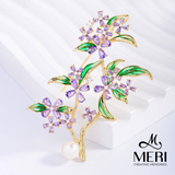  Cài áo Violet Osmanthus 