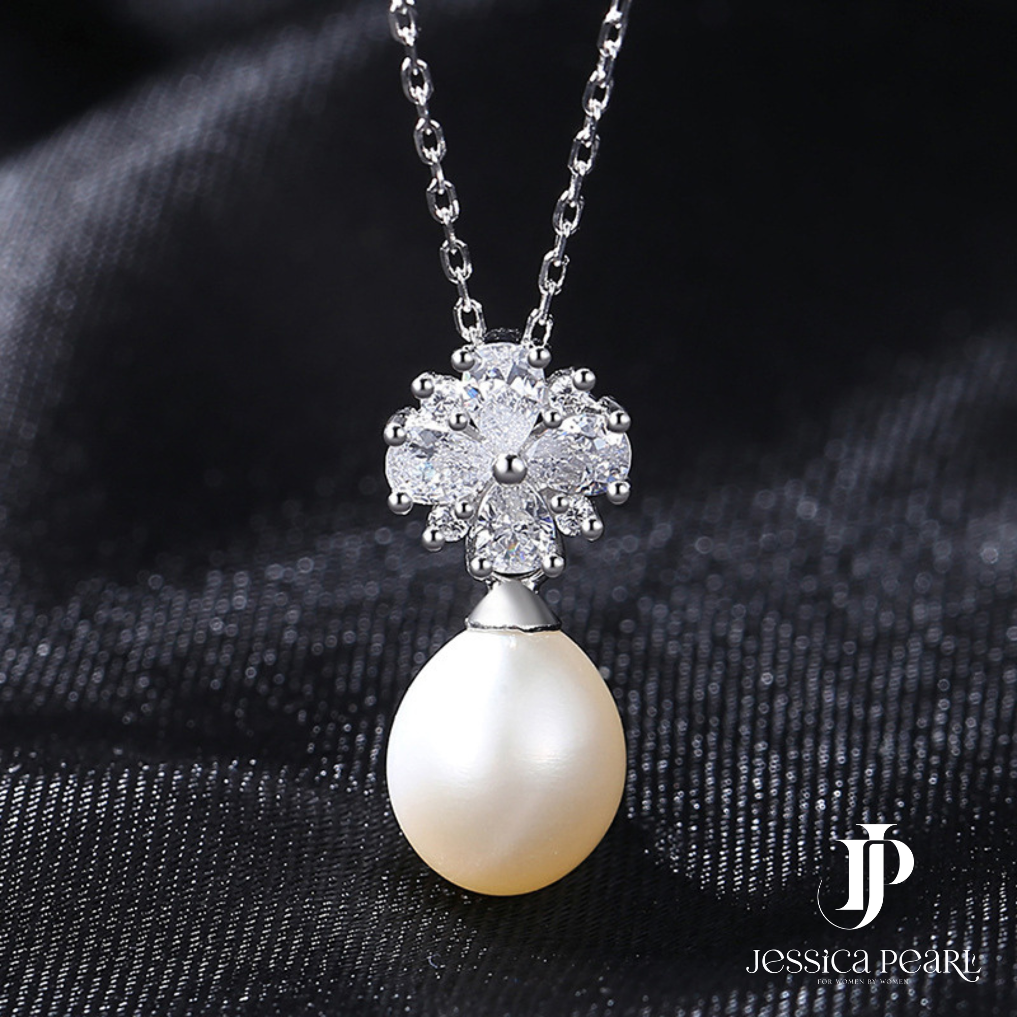  Bộ trang sức nữ Freshwater Pearl Floral 