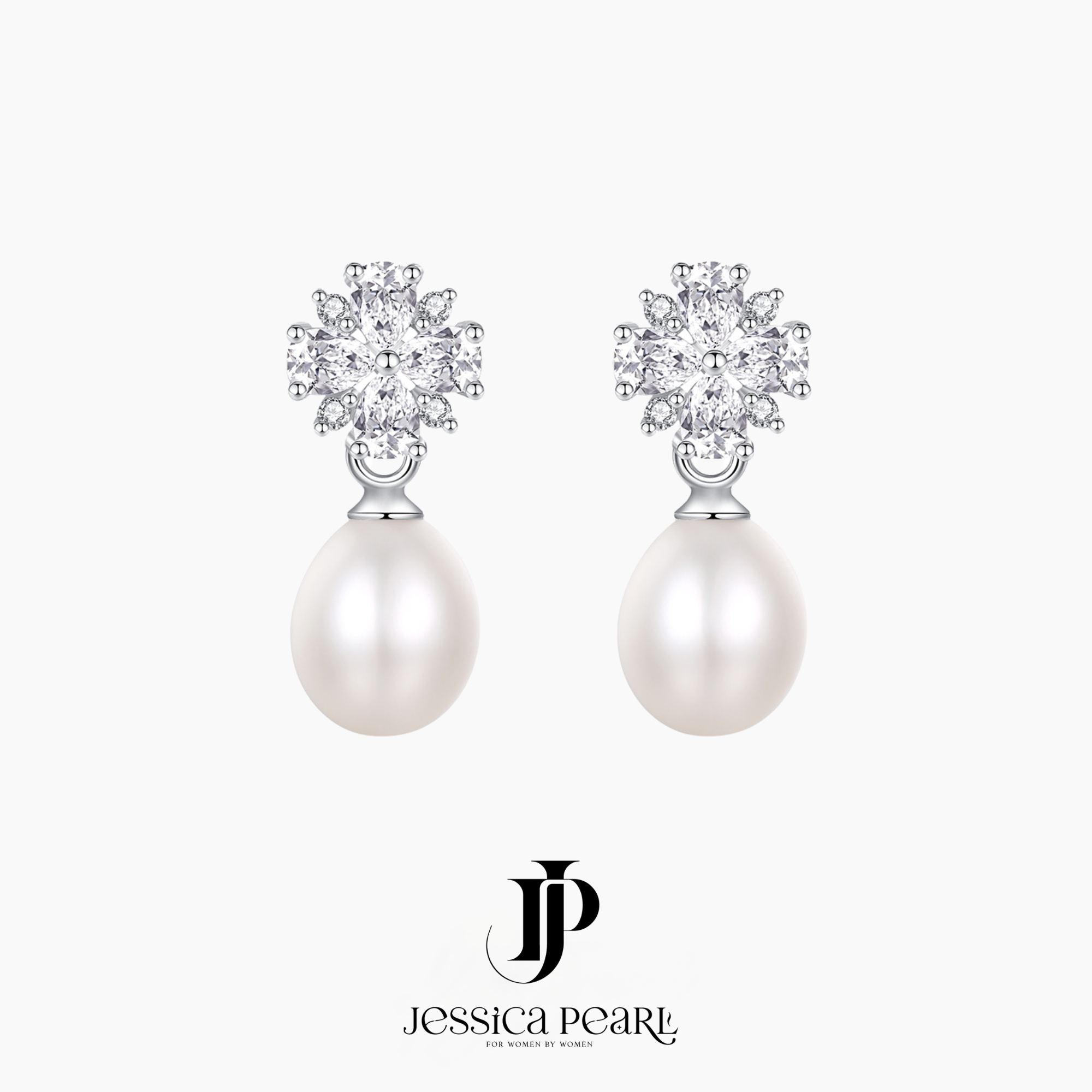  Bộ trang sức nữ Freshwater Pearl Floral 