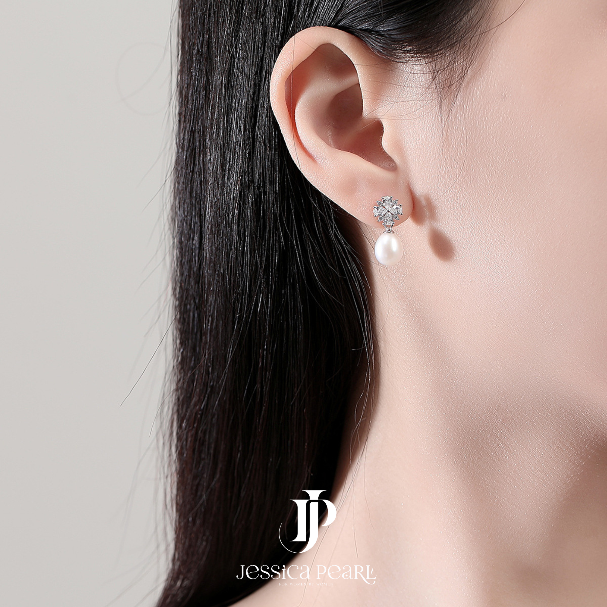  Bộ trang sức nữ Freshwater Pearl Floral 