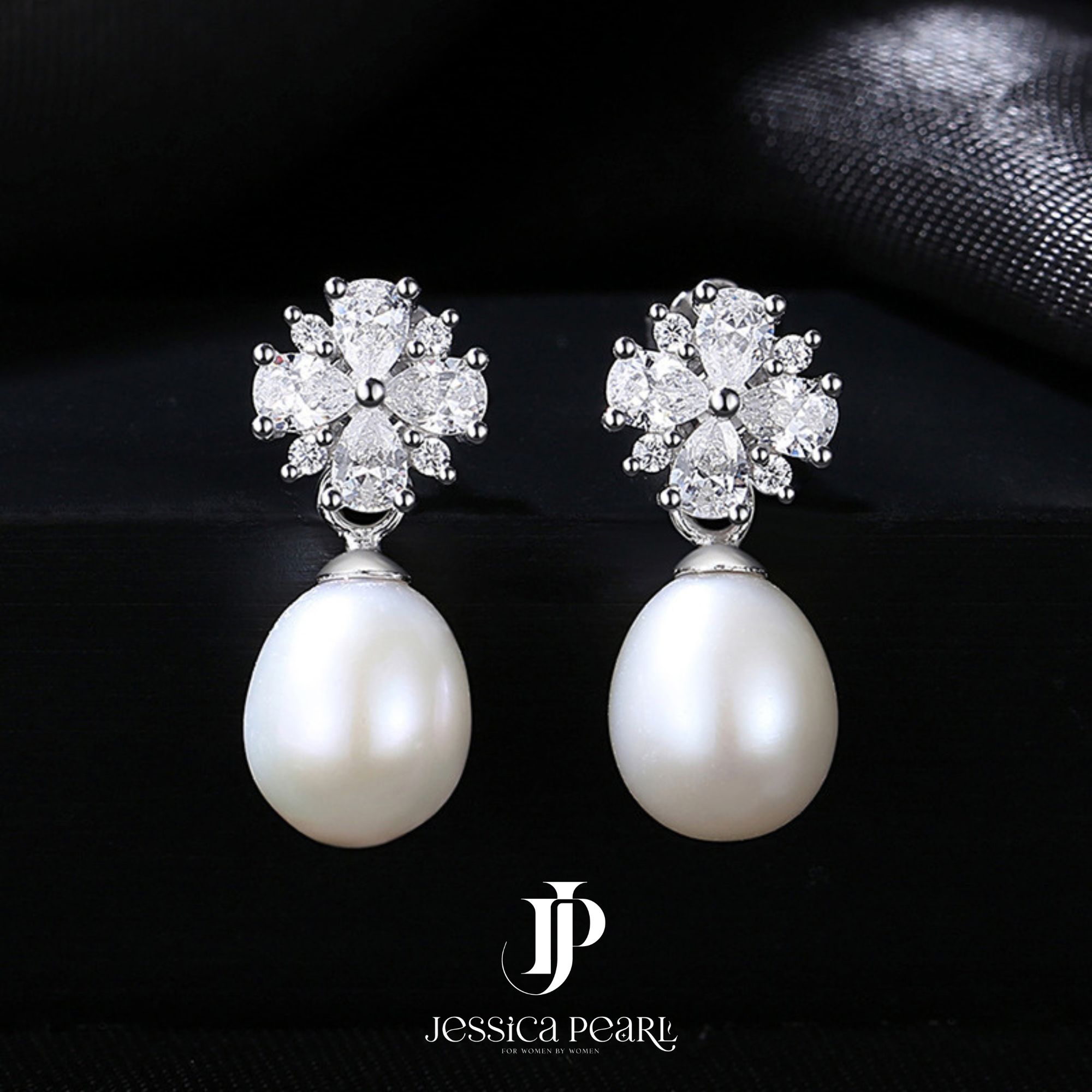  Bộ trang sức nữ Freshwater Pearl Floral 