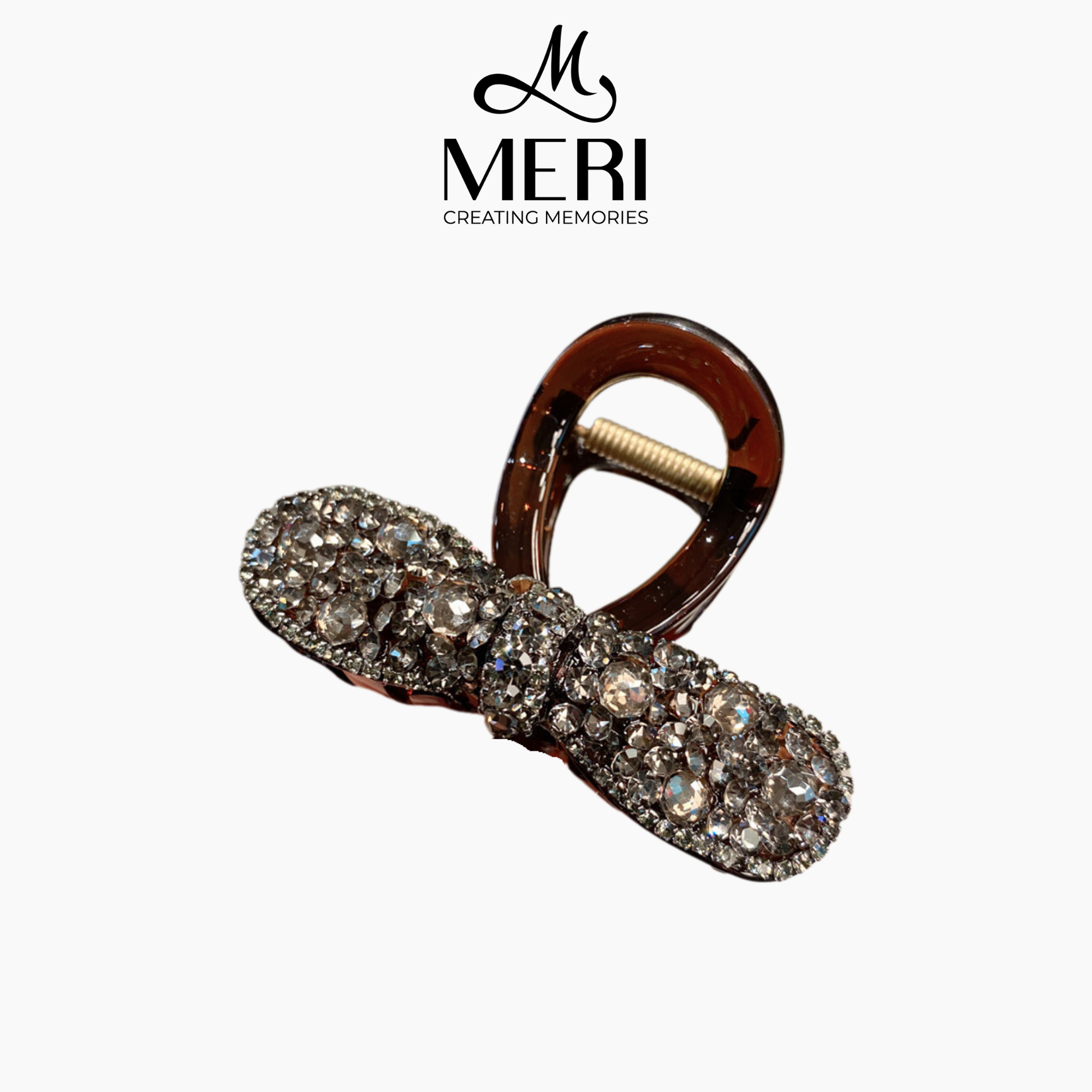  Kẹp tóc nữ Crystal Bow 
