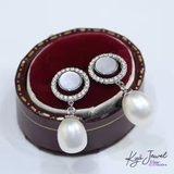  Bộ trang sức nữ Button Pearl 