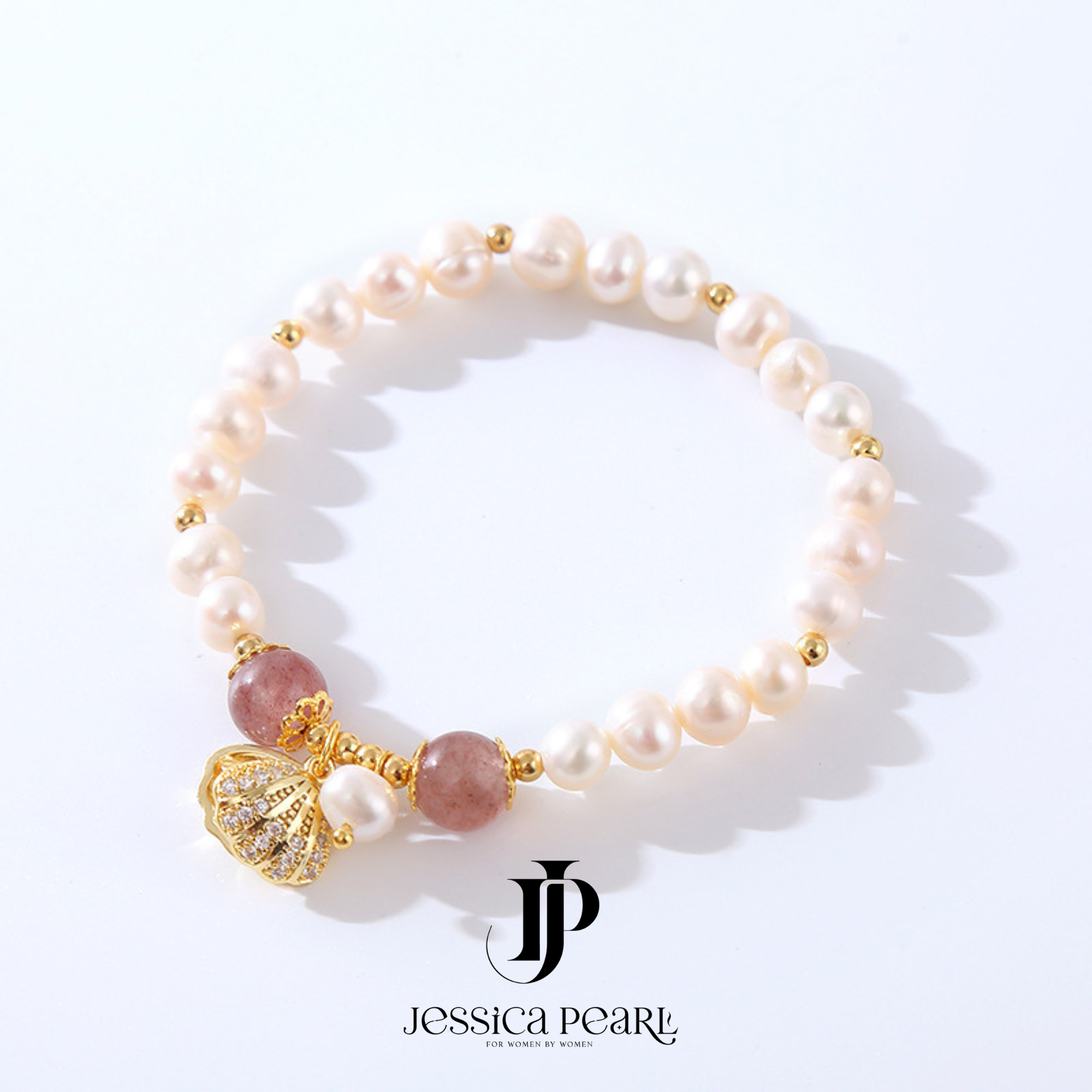  Vòng tay nữ ngọc trai Shimmering Shell 