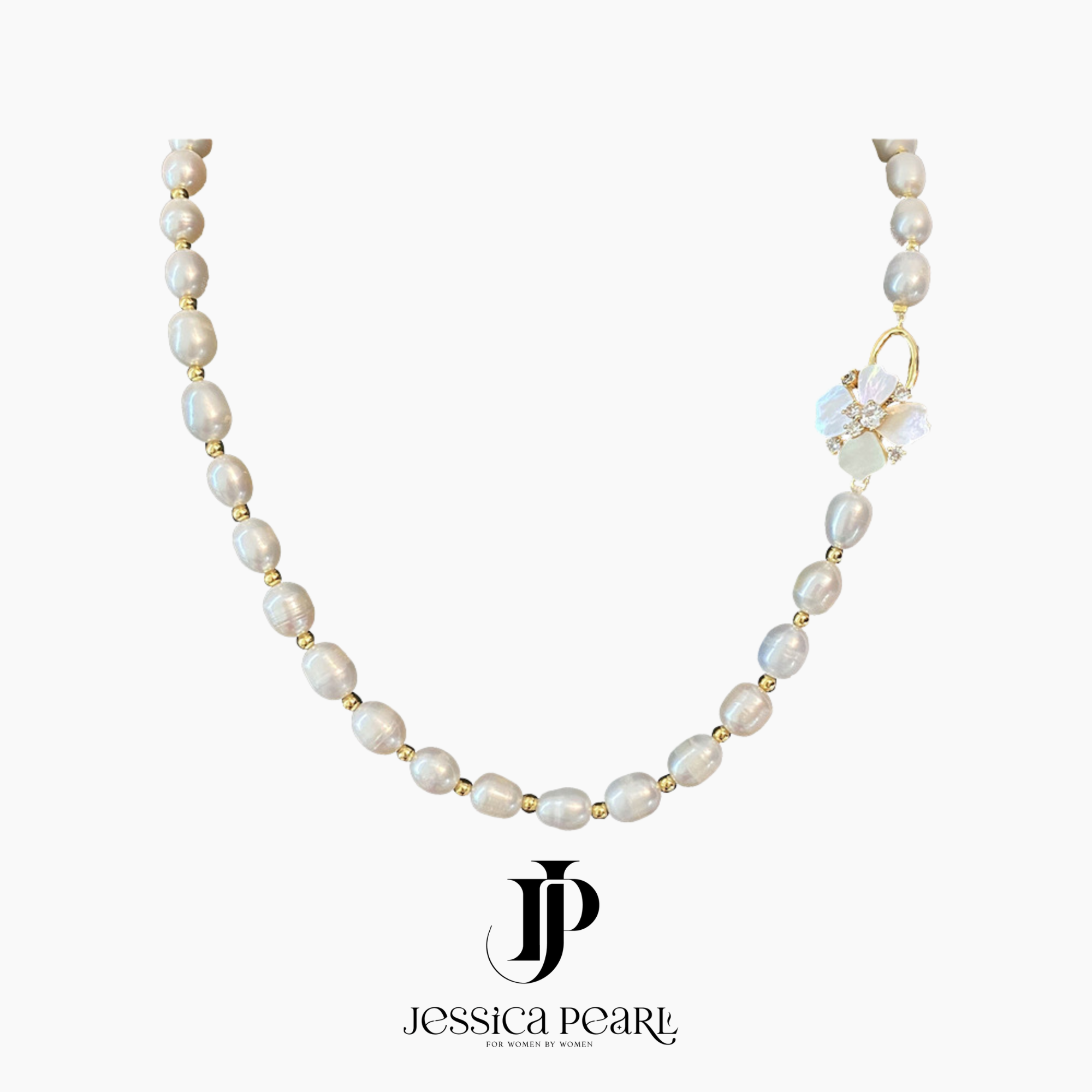  Dây chuyền nữ ngọc trai Lucky Clover 