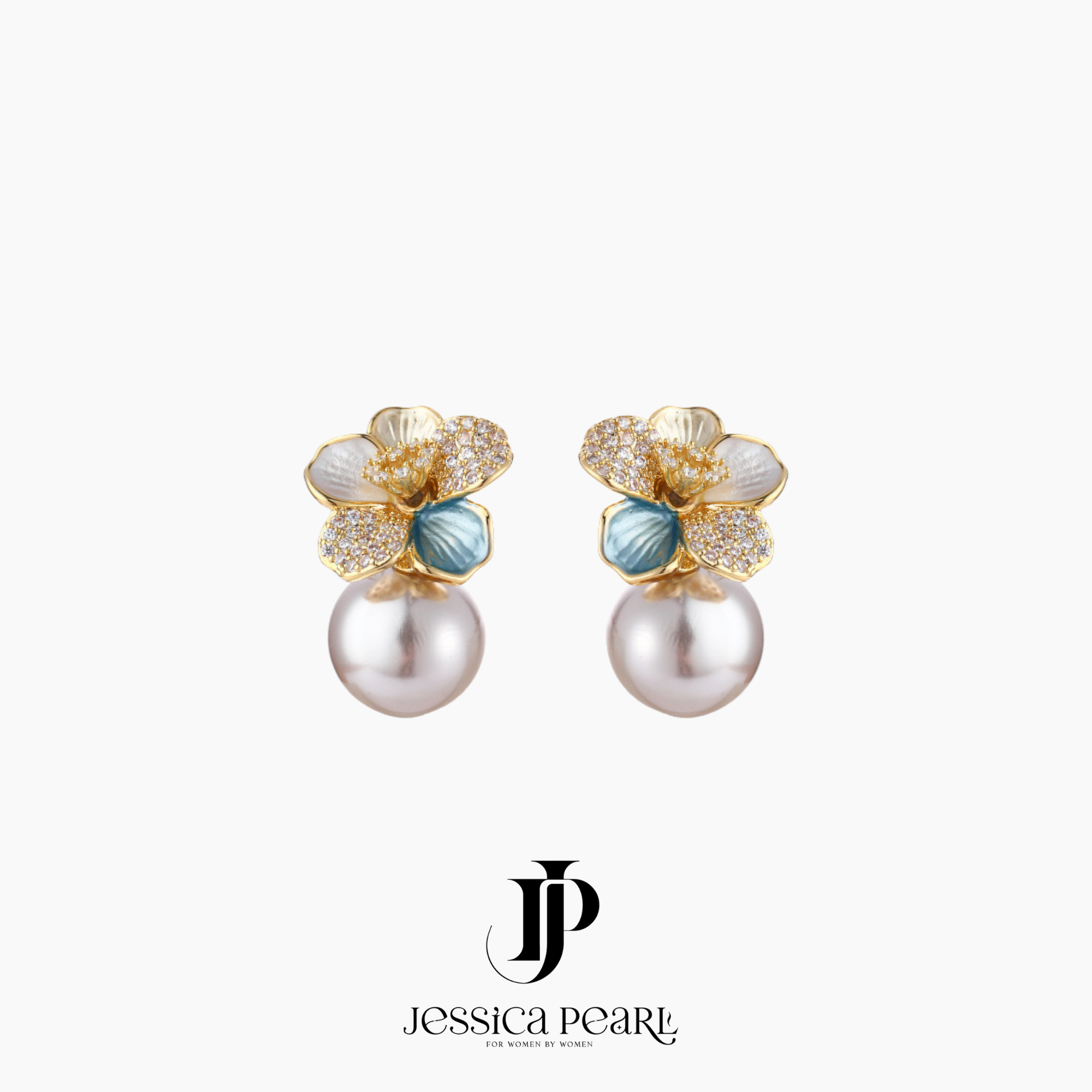  Khuyên tai nữ Floral Elegance 