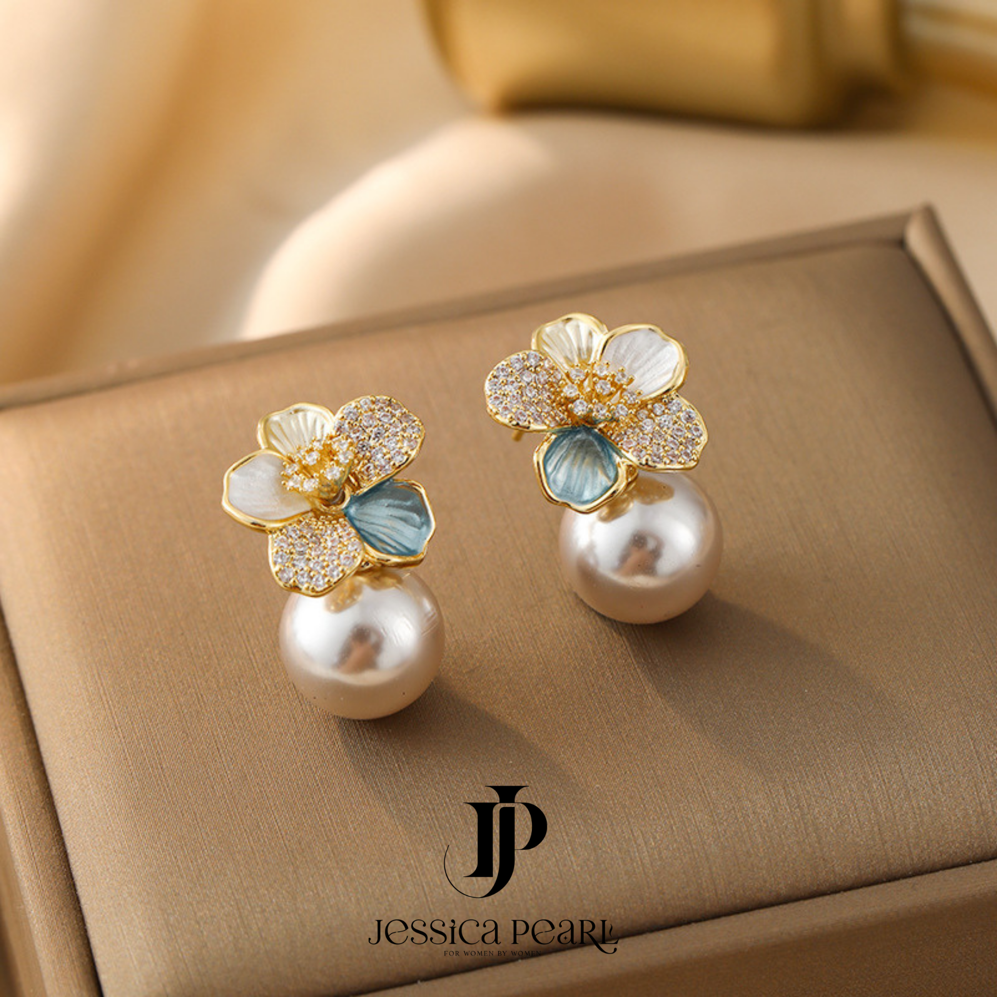  Khuyên tai nữ Floral Elegance 